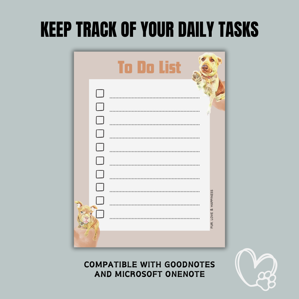 To do list -- Downloadable PDF